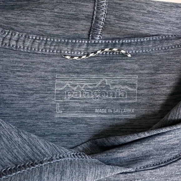 Patagonia Capilene Cool Daily Hoodie Mens Large Long Sleeve Blue Outdoor Hiking - Picture 4 of 6